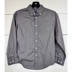 Simply Styled Long Sleeve Button Up Shirt Boy's Size Medium (10/12)